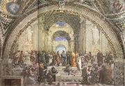 unknow artist skolan i aten rafaels fresk i vatikanen den blev fardig USA oil painting reproduction